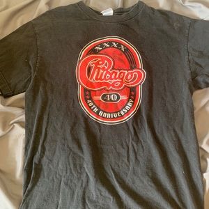 Vintage 40th anniversary Chicago Band Tour shirt